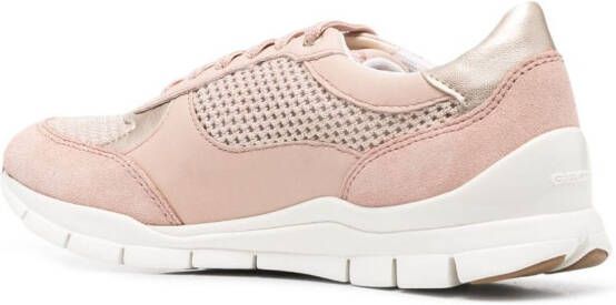 Geox mesh-panelling sneakers Pink