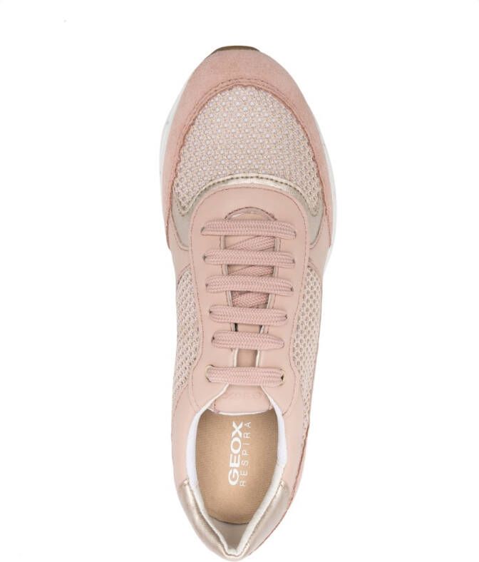 Geox mesh-panelling sneakers Pink