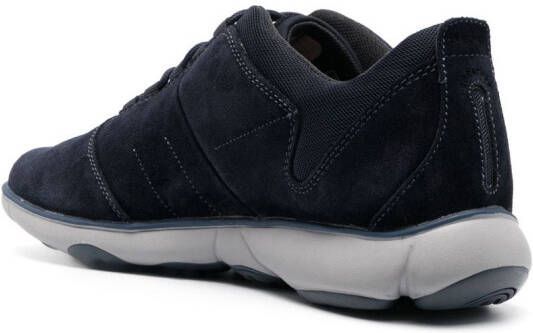 Geox Nebula leather low-top sneakers Blue