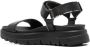 Geox open-toe leather sandals Black - Thumbnail 3
