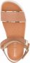 Geox open-toe leather sandals Brown - Thumbnail 4