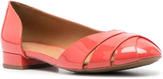 Geox PHEBY leather ballerinas Orange