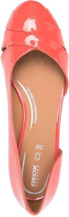 Geox PHEBY leather ballerinas Orange