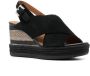 Geox Ponza wedged sandals Black - Thumbnail 2