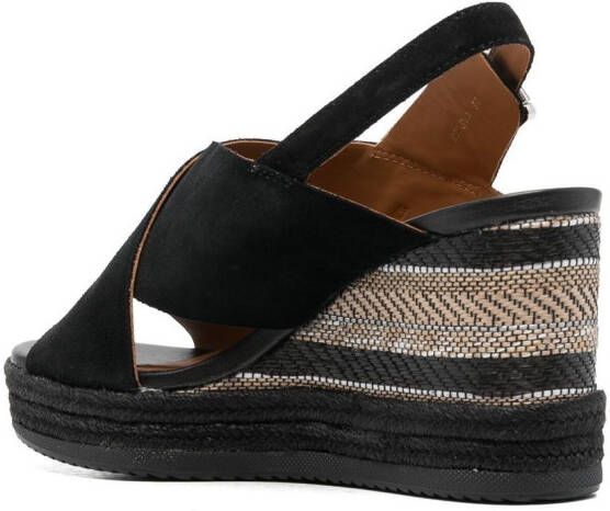 Geox Ponza wedged sandals Black