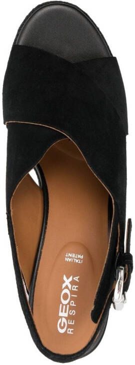 Geox Ponza wedged sandals Black