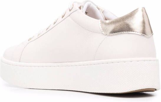 Geox Skyely leather trainers Neutrals