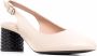 Geox slingback block heel pumps Neutrals - Thumbnail 2