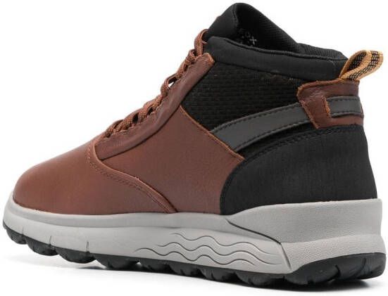 Geox Spherica 4X4 high-top sneakers Brown