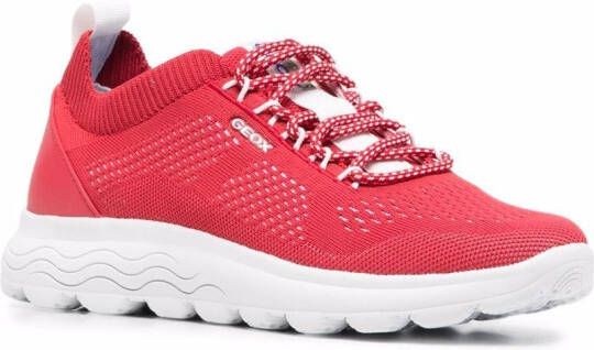 Geox Spherica knitted sneakers Red