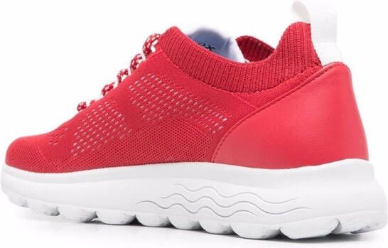 Geox Spherica knitted sneakers Red
