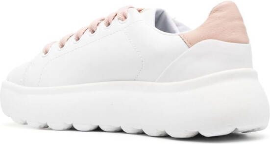Geox Spherica leather sneakers White