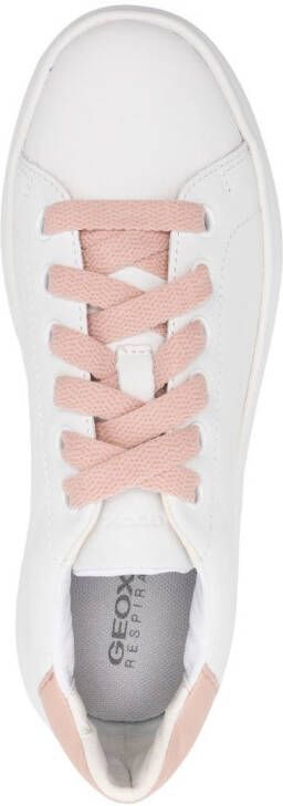 Geox Spherica leather sneakers White