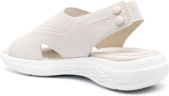 Geox Spherica mesh-panel sandals Neutrals