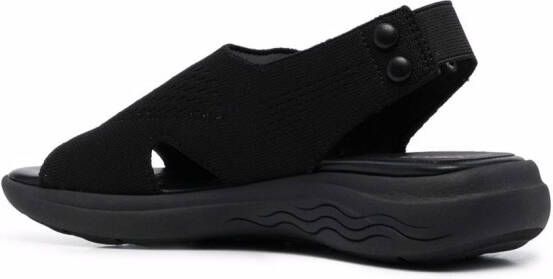 Geox Spherica platform sandals Black