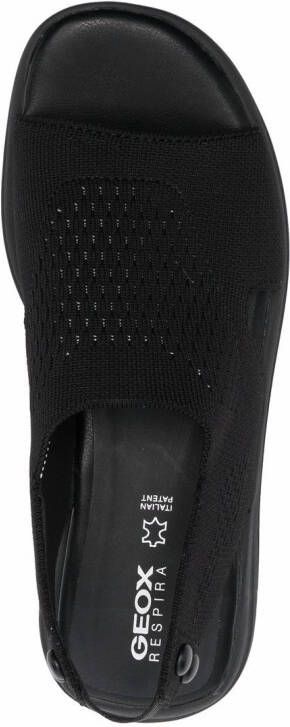 Geox Spherica platform sandals Black