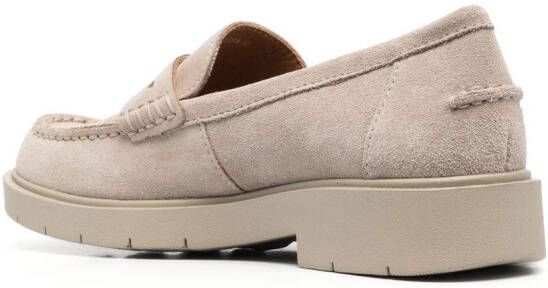 Geox Spherica suede loafers Neutrals