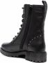 Geox 45mm stud-embellished lace-up boots Black - Thumbnail 3