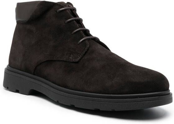 Geox suede ankle boots Brown