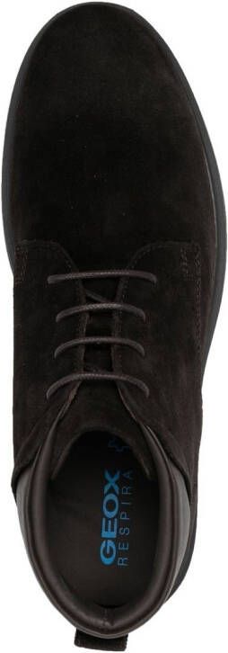 Geox suede ankle boots Brown