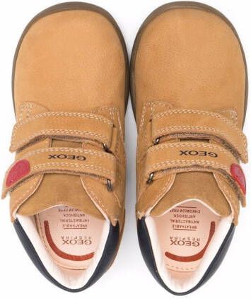 Geox Kids touch-strap sneakers Neutrals