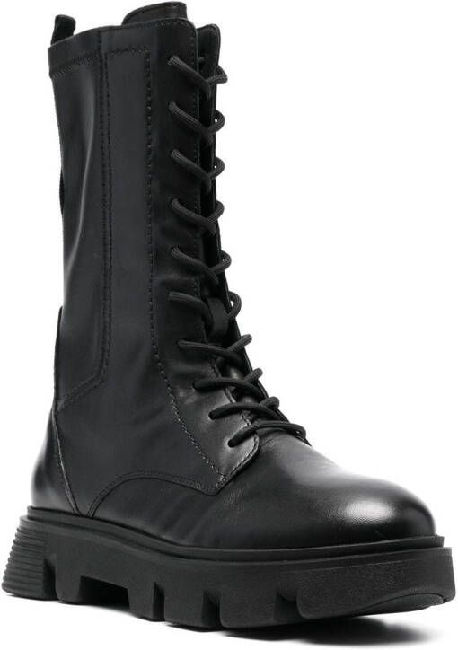 Geox Vilde leather boots Black