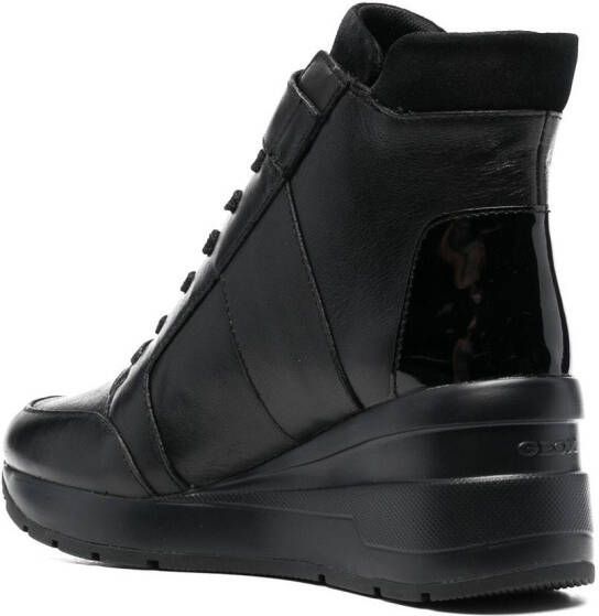 Geox Zosma 75mm heel boots Black