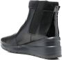 Geox Zosma leather ankle boots Black - Thumbnail 3