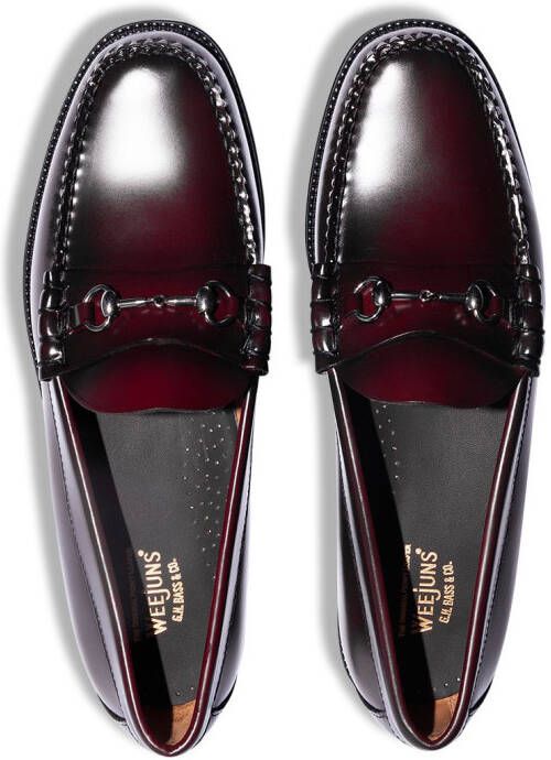 G.H. Bass & Co. Lincoln Easy Weejuns leather loafers Red