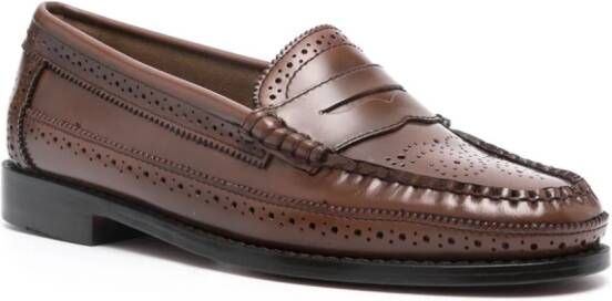 G.H. Bass & Co. Weejuns Brogue Penny loafers Brown
