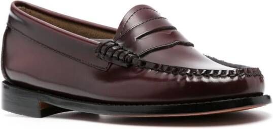 G.H. Bass & Co. Weejuns penny-slot loafers Red