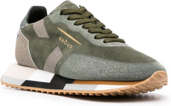 GHŌUD Rush panelled sneakers Green