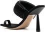 GIABORGHINI 115mm leather heeled sandals Black - Thumbnail 3