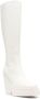 GIABORGHINI 120mm knee-high leather boots White - Thumbnail 2