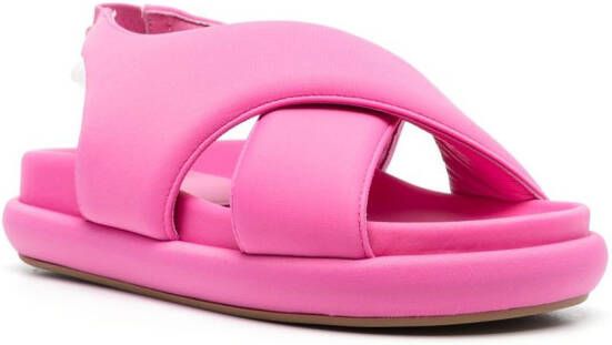 GIABORGHINI 35mm chunky open-toe sandals Pink