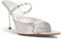 GIABORGHINI Aimeline leather sandals Silver - Thumbnail 2