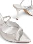 GIABORGHINI Aimeline leather sandals Silver - Thumbnail 5