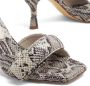 GIABORGHINI Alodie 100mm leather mules Grey - Thumbnail 5