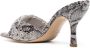 GIABORGHINI Alodie 100mm leather mules Grey - Thumbnail 3