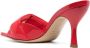 GIABORGHINI Alodie 80mm patent-leather mules Red - Thumbnail 3