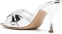 GIABORGHINI Alodie 85mm leather mules Silver - Thumbnail 3
