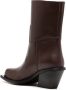 GIABORGHINI Blondine 75mm leather boots Brown - Thumbnail 3