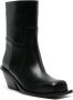 GIABORGHINI Blondine ankle leather boots Black - Thumbnail 2