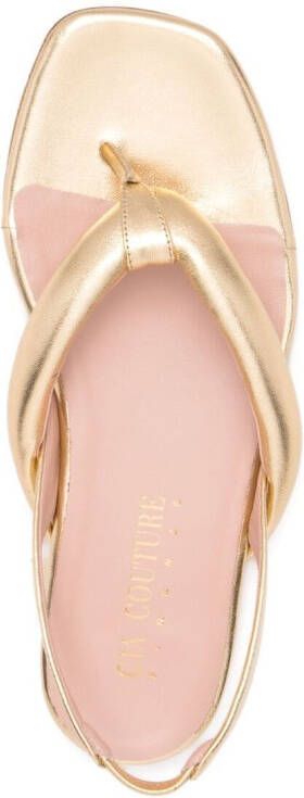GIABORGHINI Bora sandals Gold