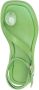 GIABORGHINI buckle-fastening open-toe sandals Green - Thumbnail 4