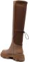 GIABORGHINI chunky leather knee-boots Brown - Thumbnail 3