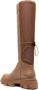 GIABORGHINI chunky leather knee-boots Brown - Thumbnail 3