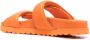GIABORGHINI double-strap flat sandals Orange - Thumbnail 3