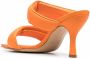 GIABORGHINI double-strap leather sandals Orange - Thumbnail 3