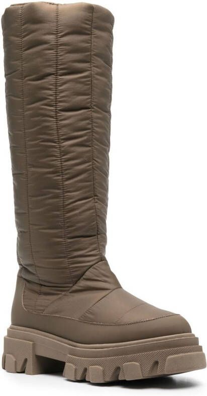 GIABORGHINI Gia 19 padded boots Brown